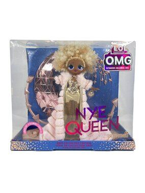 L.O.L Surprise OMG NYE Queen Fashion Doll Collector Edition Light Up Stand